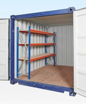 Adjustable, Heavy Duty Two Tier Container Racking (Single Bay)